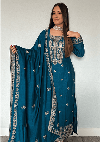 salwar-kameez-femme-anisha-bleu